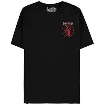 Game of Thrones GOT House of The Dragon - Camiseta de manga corta para hombre y niño, Negro , XXL
