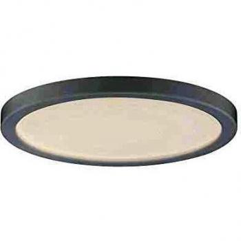 Panel LED empotrado Areo redondo 120mm 8W 3000K blanco mate