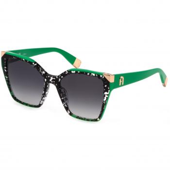 Police Stylish Eyeglasses Vpla92, Orange unisex, Size: 54 MM