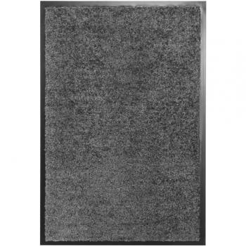vidaXL Felpudo Lavable 40x60 cm Alfombra Entrada Pasillo Casa Puerta Color Azul, Cyan, Crema y Gris Antracita