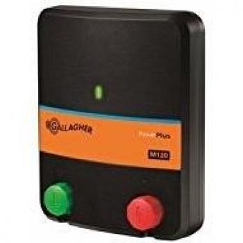 Electrificador Gallagher M120 de 230V para cercas hasta 8 km para caballos, ganado, perros y gatos