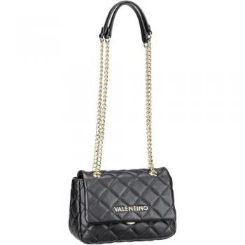 Valentino by Mario Valentino Black Polyethylene Chain Shoulder Bag
