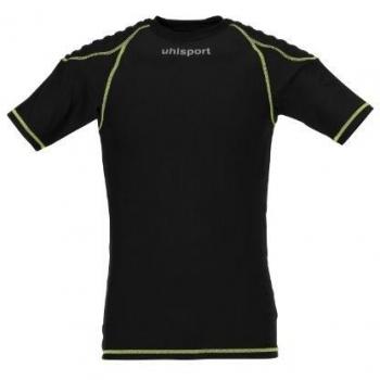 uhlsport Torwarttech Protektion Baselayer Ka - Camiseta de portero de fútbol para hombre, color negro, talla S