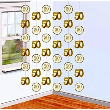 amscan 10022445 - Juego de Adornos de 50 Cuerdas