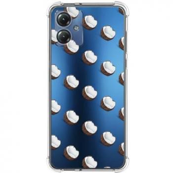 Funda Antigolpes de Silicona para Motorola Moto G14 con Diseño de Cocos y Dibujos