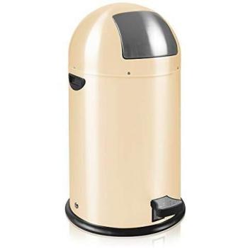 Cubo de Basura con Pedal EKO 33 L Color Crema