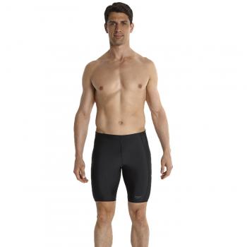 Speedo Sports Logo Jammer Bañador de Competición Largo, Hombre, Negro