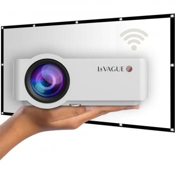 Proyector LED LV-HD340 Bundle con Wi-Fi y pantalla LV-STA100FP