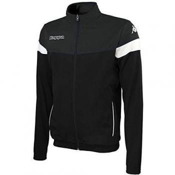 Kappa VACONE JKT Chaqueta, Niños, Negro/Blanco, 10Y