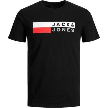 Camiseta JACK&JONES 12151955 JJECORP LOGO TEE SS O-NECK NOOS Hombre, color negro, tipo polo, manga corta, con logo de la marca