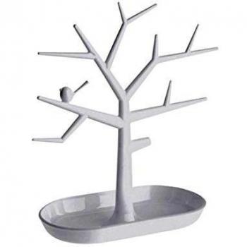 136198 Árbol joyero 29 x 24 x 12 cm organizador joyas pendientes cráneo. Media Wave Store®