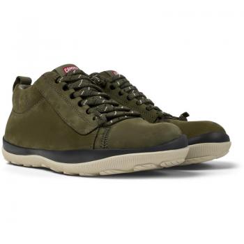 Botines de hombre Camper Peu Pista GM con suela Michelin y membrana GORE-TEX, color verde oliva, talla 39