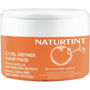 Naturtint Mascarilla Curly + Extra Champú 30ml Definidora de Rizos Reparadora Cabello Dañado Hidratante Suavizante Acondicionador Pelo Rizado E