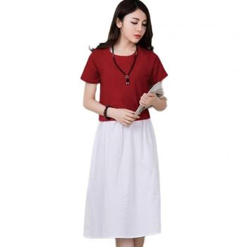 Joour - Camiseta sin mangas - para mujer rojo rosso S