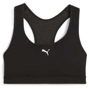 Sujetador Deportivo Puma 4Keeps Run para Mujer - Negro, Talla S, Media Intensidad