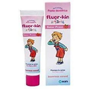 FLUOR KIN INFANTIL PASTA FRESA 100 ML