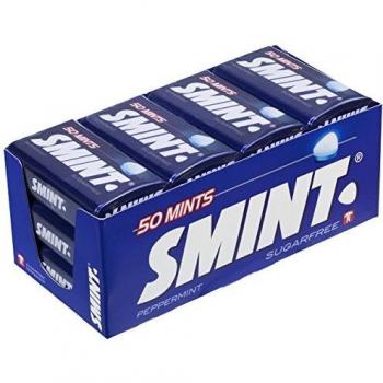 Smint Tin Menta, Caramelo Comprimido Sin Azúcar - 12 unidades de 35 gr.