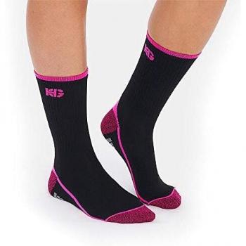 SPORT HG Calcetines TECNICOS Jaya Negro Fucsia