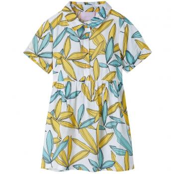 Vestido infantil color crudo 104