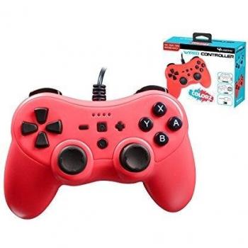 Mando controller para Nintendo Switch, con cable, Rojo