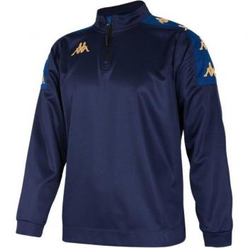 Chaqueta de entrenamiento infantil Kappa Gassolo con media cremallera azul unisex