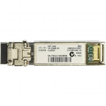 Cisco FET-10G= Fibra óptica 10000Mbit/s SFP red modulo transceptor - Transceptor de red