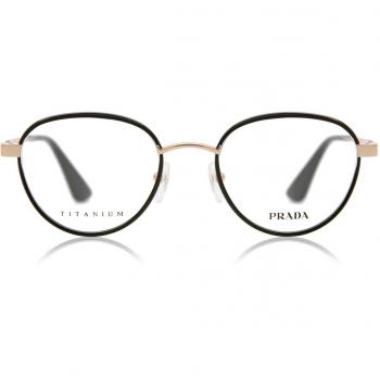 Prada PR 57SVD Asian Fit 1AB1O1 Gafas Recetadas para Mujer Negras
