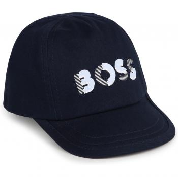 BOSS Kidswear - Gorra de bebé niño color azul marino en algodón