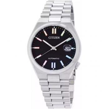 Citizen Tsuyosa Stainless Steel Black Dial Automatic Men's Watch NJ0151-53E