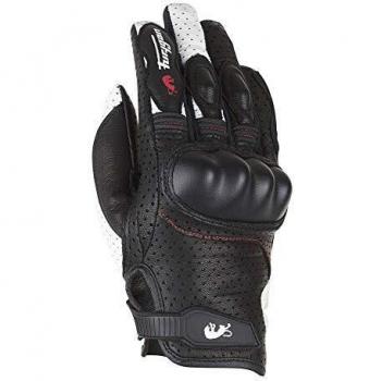 Furygan Td21 Lady Guantes, Mujer, Noir-Blanc-Rouge, L