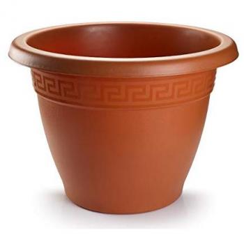 Jardinera Rectangular de Plástico Blanco 60 cm para Balcón, Jardín, Patio e Interior/Exterior