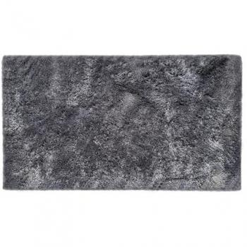 Alfombra Antideslizante de Pelo Extra Suave 60x120 cm para Salón, Dormitorio y Cocina - Fácil Limpieza (Nilo Crudo y Sena Gris)