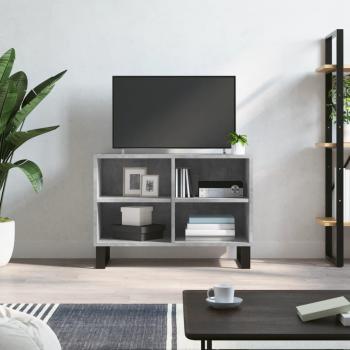 Soporte de TV de hormigón gris 69,5x30x50 cm de madera multicapa