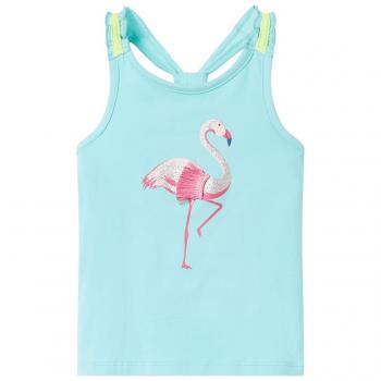 Camiseta de tirantes infantil verde menta claro 140