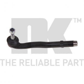 Rótula de dirección NK 5031513 con rosca derecha, compatible con vehículos específicos, fabricada en acero forjado para mayor durabilidad y resistencia al desgaste, incluye tuerca y arandela