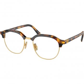 Miu Miu MU 10Xv Vau1O1 Optical Frame, Female Eyewear, Brown, Size: 50 MM