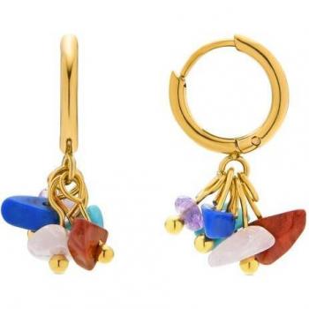 Pendientes Luxenter Africa de Moda en aleación de metales bañados en oro amarillo