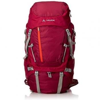 VAUDE Rucksack Women's Centauri 65+10 - Macuto de senderismo, color rojo, talla 78 x 36 x 27 cm