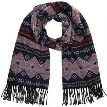 Vero Moda Vmnille Long Scarf Boos Bufanda, Azul