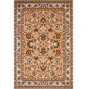 Moderno Alfombra Irán - Shiraz 240cm x 330cm color beige 100% de polipropileno