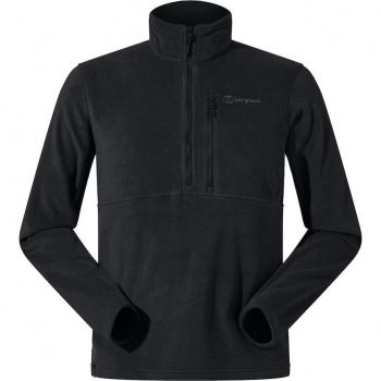 Berghaus Men's Prism Half Zip Polartec Fleece Jacket - Black, Size: Small