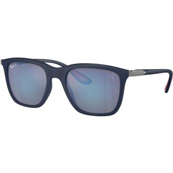 Ray-Ban RB4433M Polarized Unisex Squadrata Sunglasses Blue F698H0 Size 54