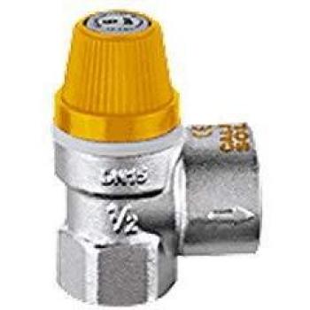 Caleffi 253044 Solar Safety Relief Valve 1/2 x 3/4 - 4 Bar