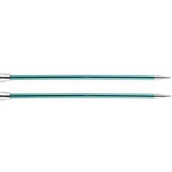 Knit Pro Zing: Agujas de Tejer de un Solo Extremo: 40 x 8 mm, Aluminio, Multicolor, 8,00 mm
