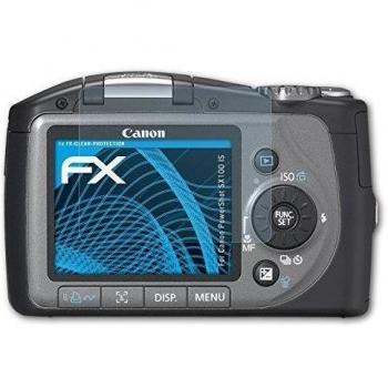 Displayschutz@FoliX - atFoliX Lámina protectora de pantalla FX-Clear para Canon PowerShot SX100 IS