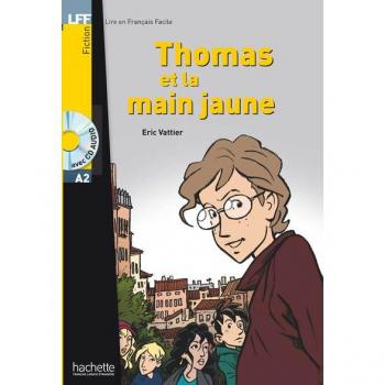Libro de francés A2 Thomas y la mano amarilla con CD audio