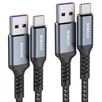 Nimaso huawei cable usb c 5a2 pack2m2mcable usb tipo c carga rapida y sincronizacion para huawei p40p40 prop40 prop40 litep30 prop30p20 litep20mate 20 promate30mate20 rsnova5 pro