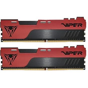 Memoria RAM Patriot Viper Elite II DDR4 64GB (2x32GB) 3600MHz CL20 ECC Verificación de Integridad Datos Roja