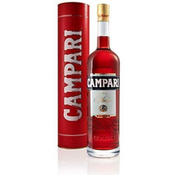 Campari Bitter 3L - Licor Rojo Amargo Italiano, 25% Vol., Ideal para Aperitivos y Combinados, Notas de Naranja y Hierbas