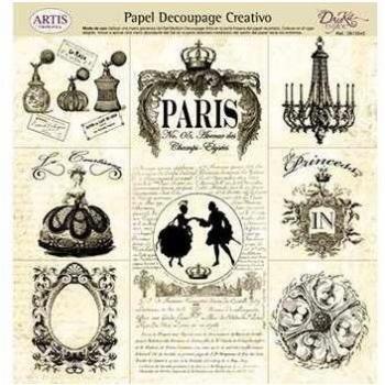 Dayka Trade Papel decoupage, Model Madame, Multicolor, Talla unica